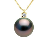 Necklace Tahitian Pearl & Diamond