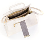 Bosccolo Handbag - Ecru/Croco