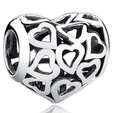 Solid 925 Sterling Silver Full of Amour Charm
