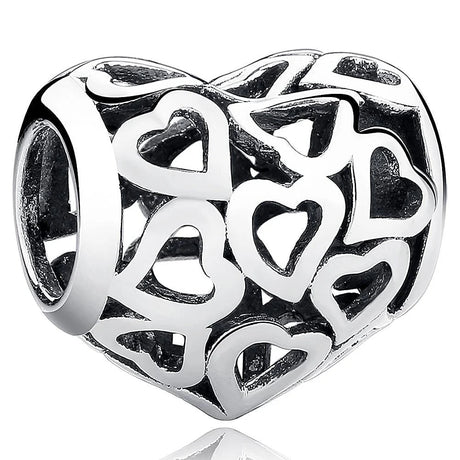 Solid 925 Sterling Silver Full of Amour Charm