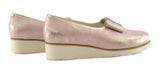 Bosccolo Womens Pumps With Bow - Metalic Pink