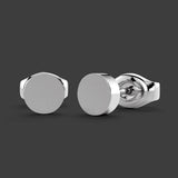 Bullion Gold Simplicity Stud Earrings 5mm