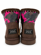 Australian Leather Ugg Napa US Army Print Pink AU6