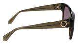 Salvatore Ferragamo SF2014S Womens Sunglasses - Transparent Khaki