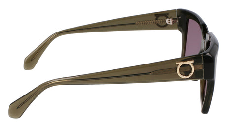 Salvatore Ferragamo SF2014S Womens Sunglasses - Transparent Khaki