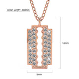 Krystal Couture Glittery Blade Necklace