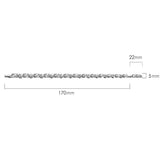 Bullion Gold Empire Sparkling Zirconia Bracelet