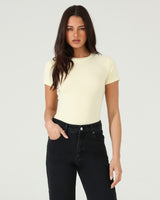 Madison The Label Tammy Baby Tee - Butter