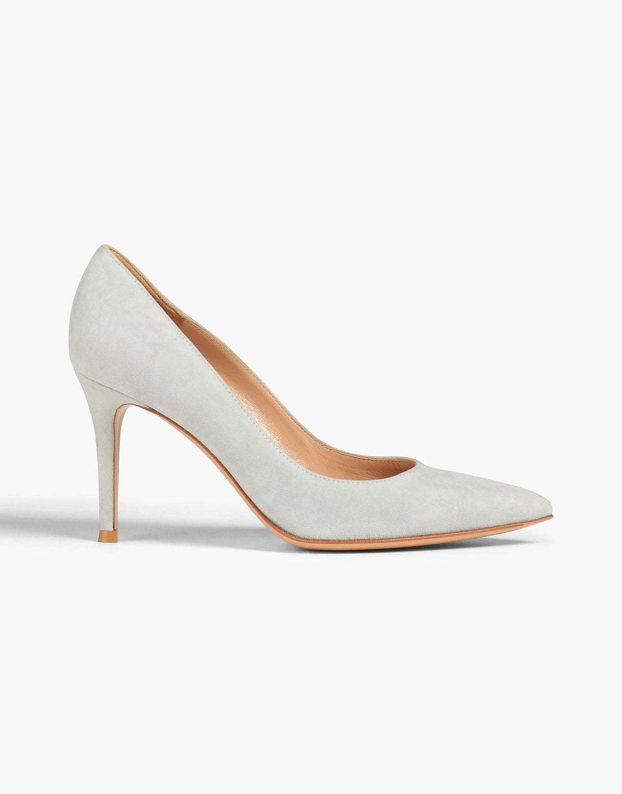 Gianvito Rossi Womens High Heel Pumps - Light gray