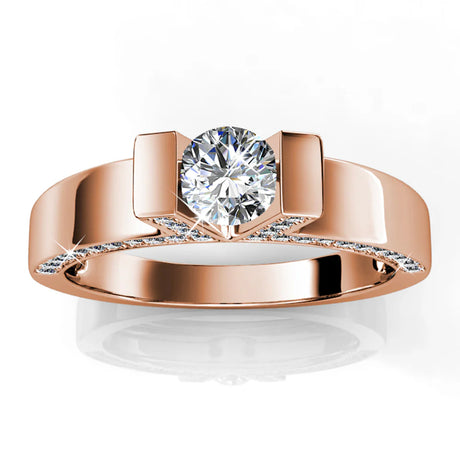 Krystal Couture Duchess Ring Embellished with Swarovski Crystals