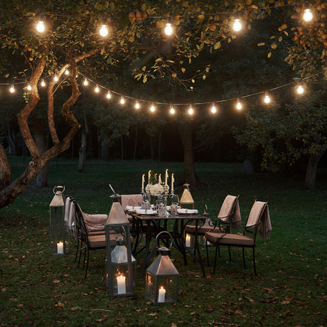 LumiFx 20 Bulb Festoon Lights 8 Lighting Effects
