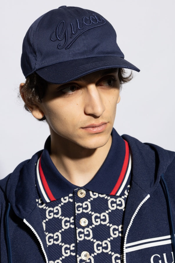 Gucci Logo Cap - Blue