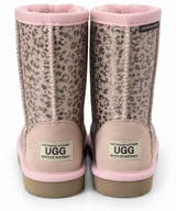 Australian Leather Ugg Classic Short Leopard - Metallic Pink - AU6