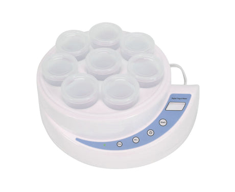 Electric Yoghurt Maker 8 Cup Digital Lcd Temp Timer 150Ml Cup X8 Xj-5K102