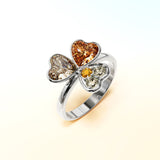 Krystal Couture Clover Lover Topaz Ring Embellished with SWAROVSKI Crystals
