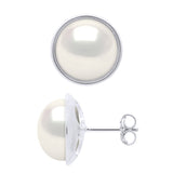 Earrings - Natural White - Longueur 42 cm