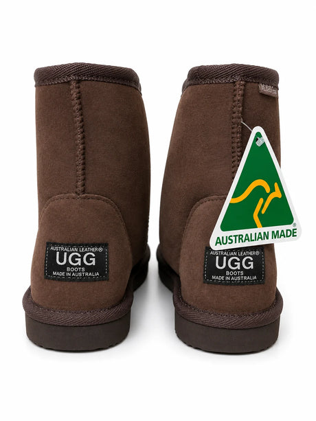 Australian Leather Ugg Ultra Mini Twin Face - Chocolate - AU5-6