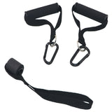 Heavy Duty Resistance Bands 4 Set with Handles Door Mount Exercise Pilates Yoga 2-56kg