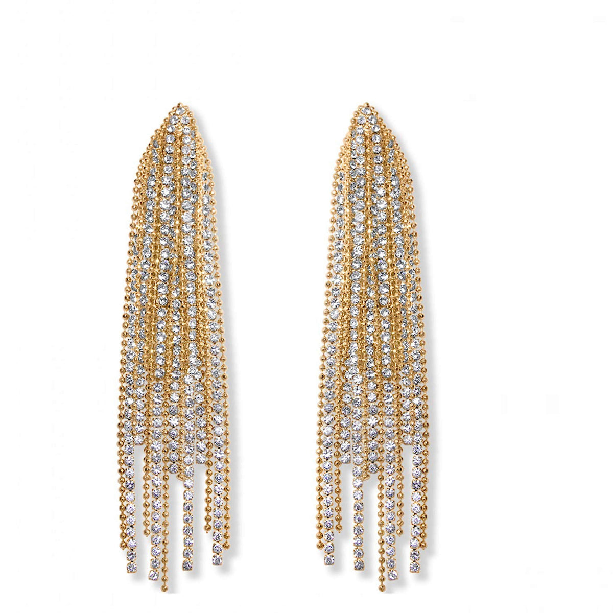 Liv Oliver 18K Gold Chandelier Earrings