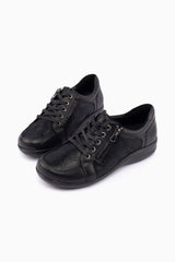 Klouds Jaslyn Black Print Stretch