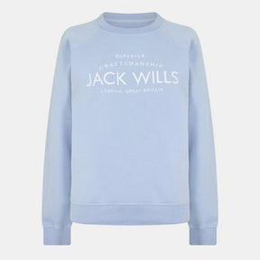 Jack Wills Women's Hunston Graphic Crew Neck Sweatshirt - Blue