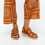 Revere Santorini Gladiator Sandal - Mango