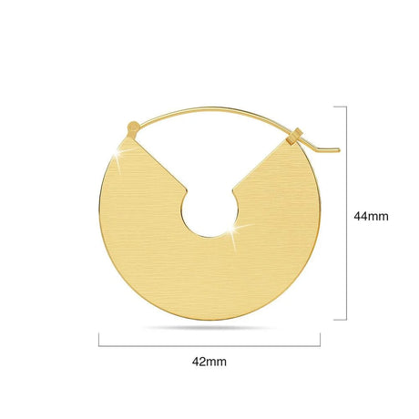 Bullion Gold Grande Gold Hoop Earrings