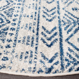 Oasis 456 Blue Round Rug
