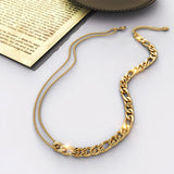 Bullion Gold Classic Figaro Ball Chain Necklace