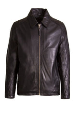 Mens Leather Jacket in Black