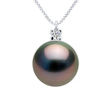 Necklace Tahitian Pearl & Diamond