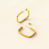 Bullion Gold Yoshi Hoop Gold Layered Earrings