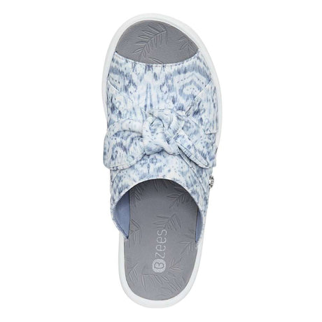 Bzees Smile Wedge - Blue Ikat