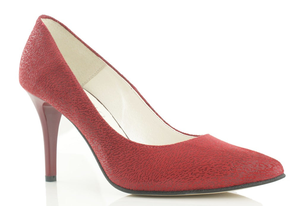 Bosccolo Womens Spike Heels Elite 2169 - Maroon