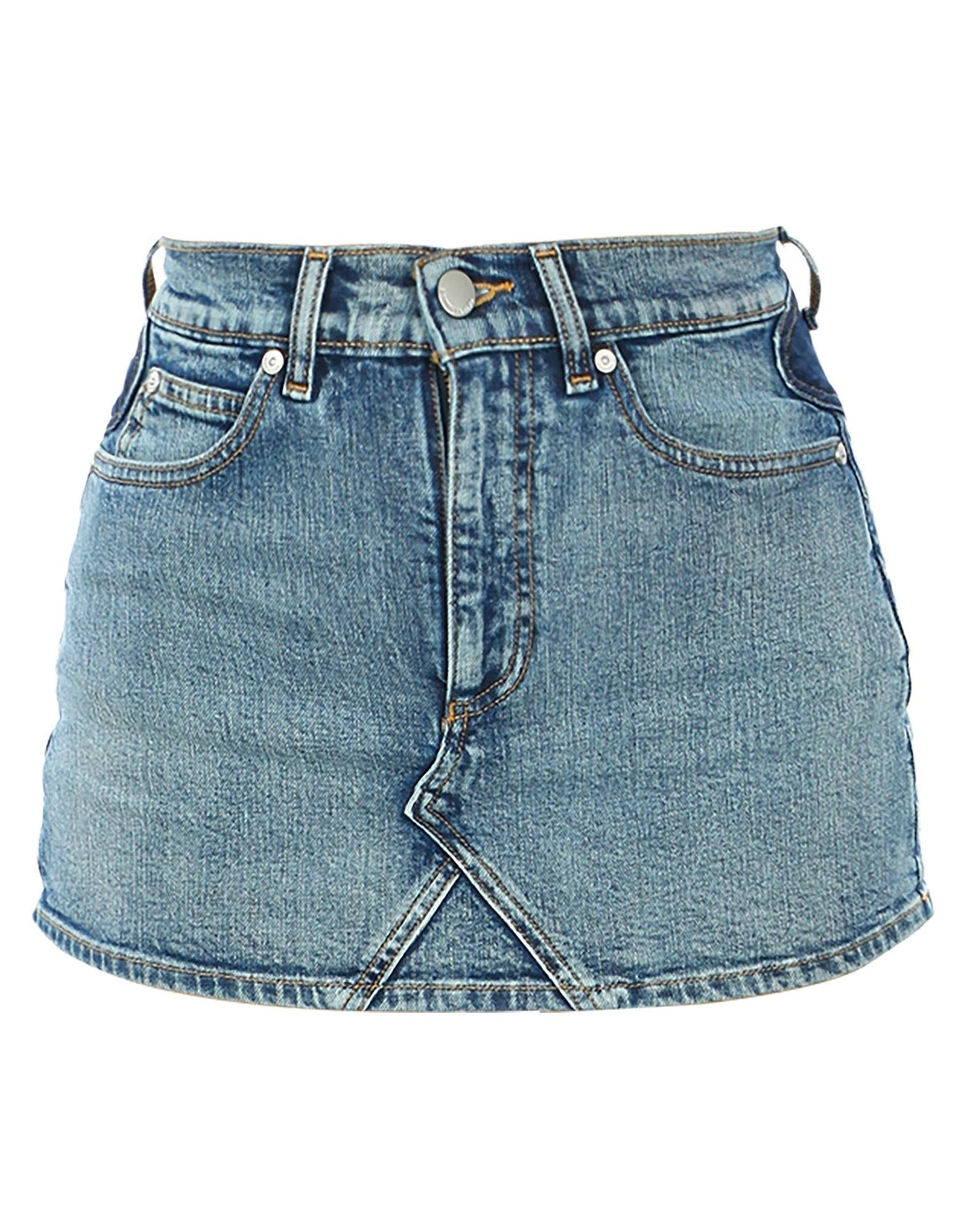 Redvalentino Womens Denim Shorts - Blue