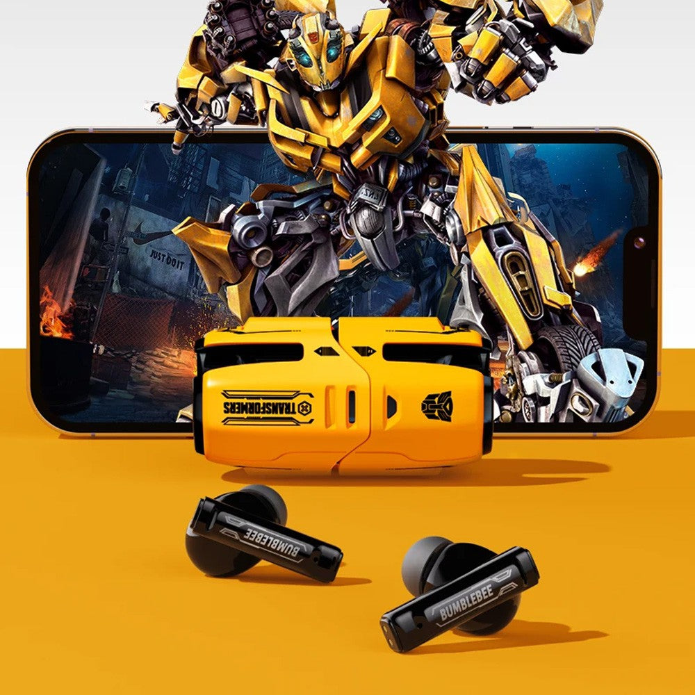 Transformers PRO ANC Wireless Earbud Earphones Bluetooth V5.4 Noise Cancellation TF-T01 - Yellow