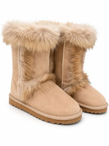 Australian Leather Ugg Fur Short Uggs - Natural - AU5