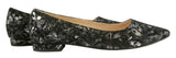 Bosccolo Womens Ballerina - Black / Silver