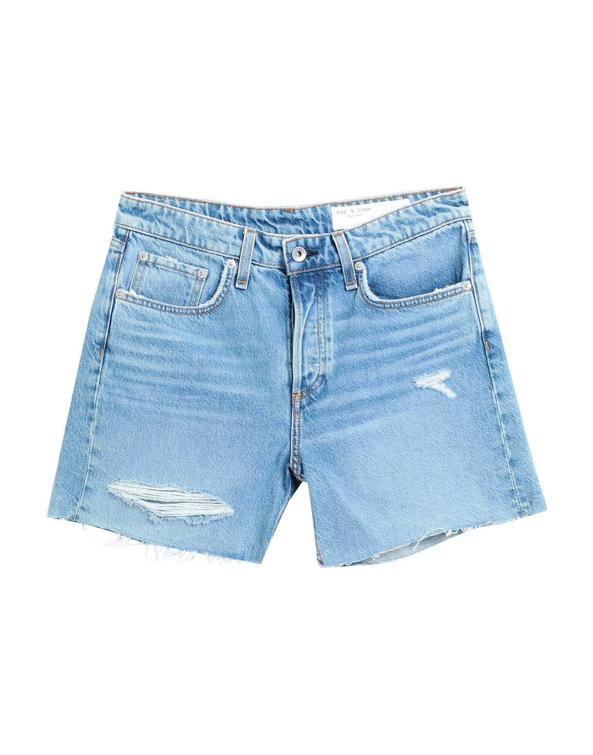 Rag & Bone Womens Denim Shorts - Blue