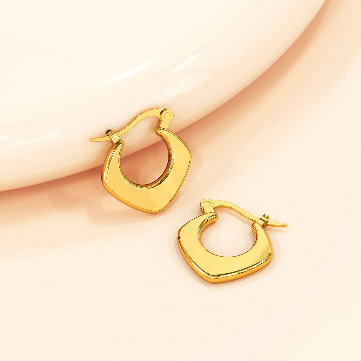 Bullion Gold Sylvia Gold Hoop Earrings