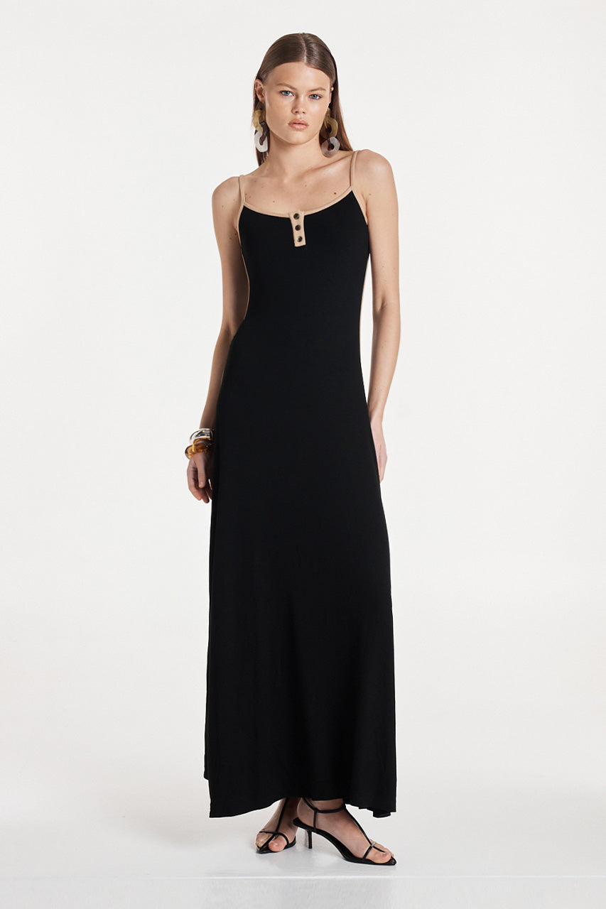 Madison The Label Simone Maxi Dress - Black