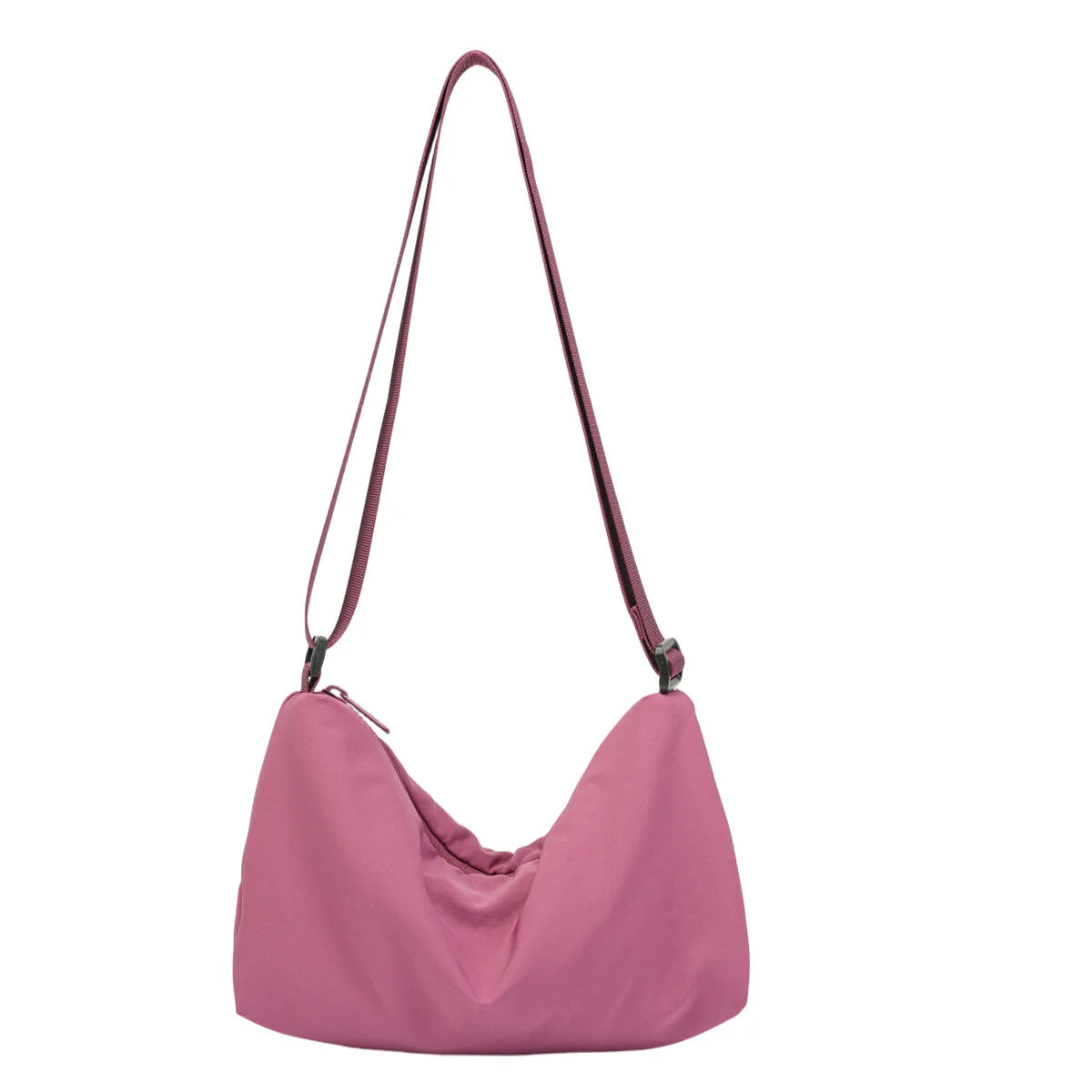 BAMEI Ultra-Light Crescent Crossbody Bag - Mulberry