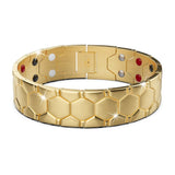Bullion Gold Watch Band Chunky Stack Gold Layered Bracelet