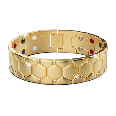 Bullion Gold Watch Band Chunky Stack Gold Layered Bracelet