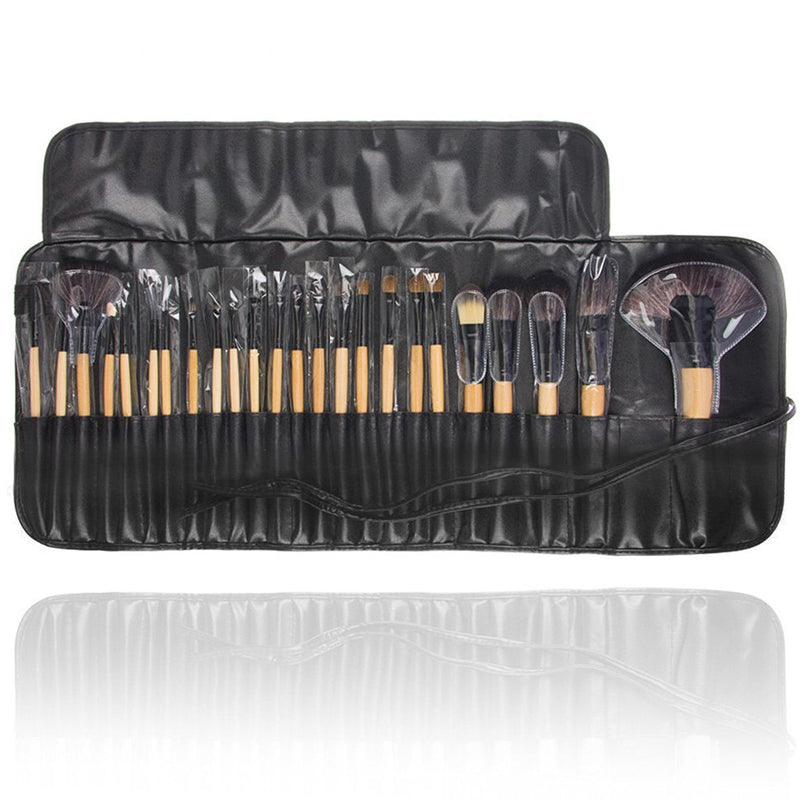 24 Pc High Quality Micro Fiber Brush Set Carry Case Original