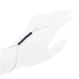 Bracelet Freshwater Pearl Black 4-5mm