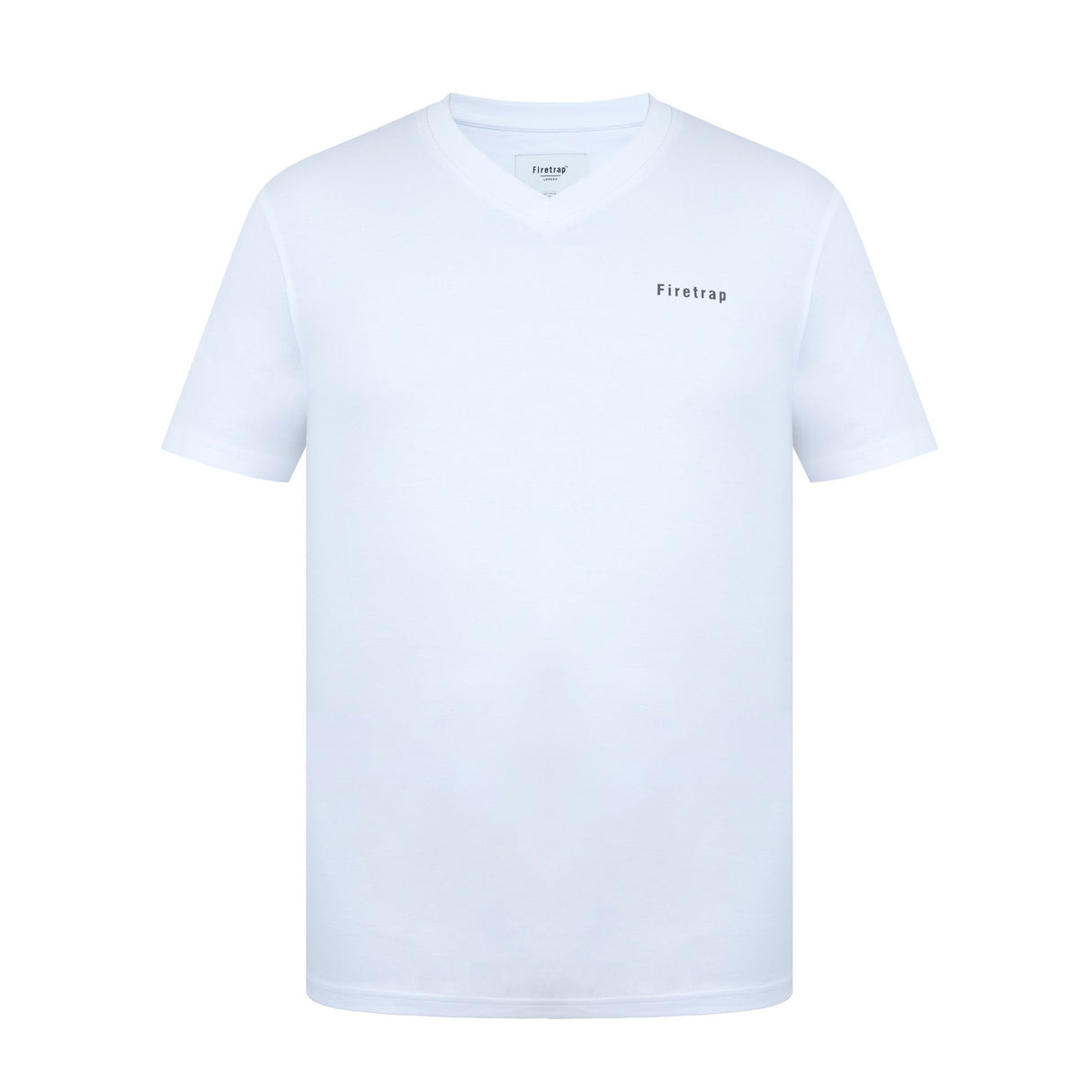 Firetrap Men's Path V-Neck Tee - White