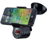 TODO Fm Transmitter Phone Holder Handsfree Speaker Mp3 Playback Aux In Fm-09
