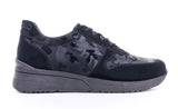 Bosccolo Womens Sneakers - Black Camouflage
