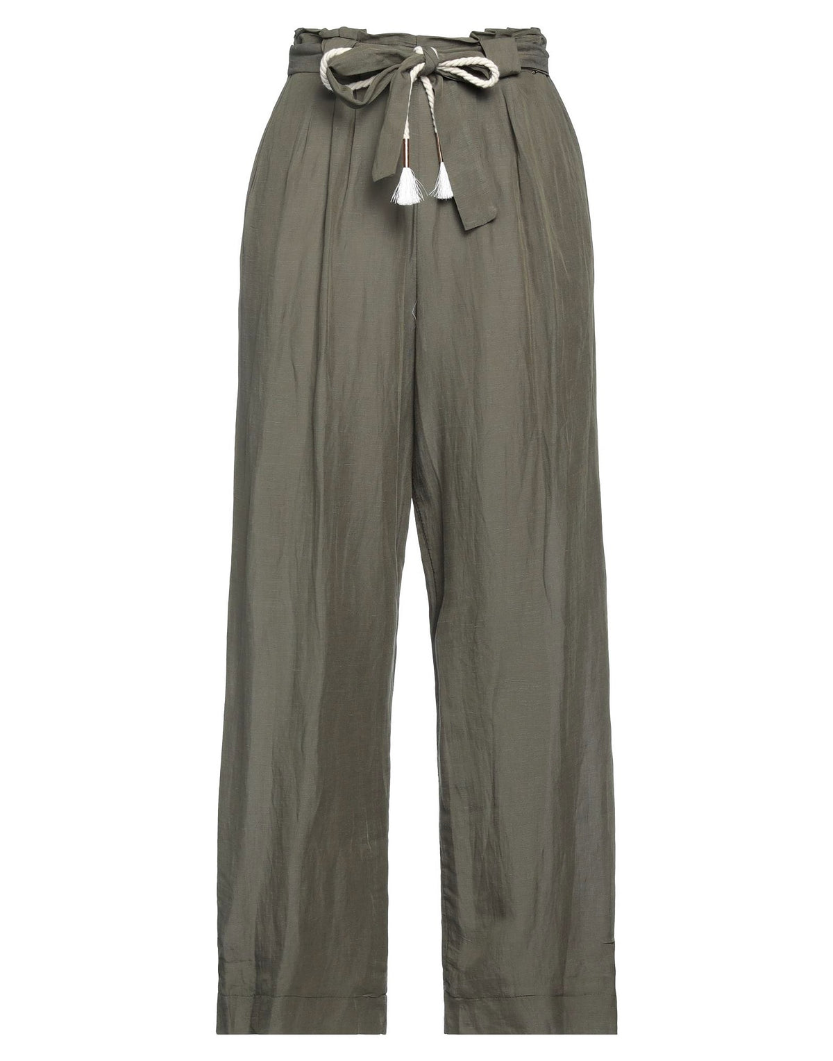 Mdm Mademoiselle Du Monde Womens Pants - Military green